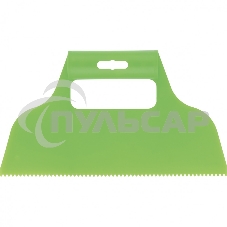 Шпатель для клея Сибртех пластмассовый, зубчатый 2х2 мм 86013