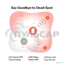 Усилитель Wi-Fi сигнала Mercusys ME10 N300