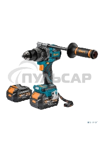 Дрель-шуруповерт Bort BAB-21Ix2Li-XDK, Аккумуляторная, 18В, 2 АКБ, Ударная