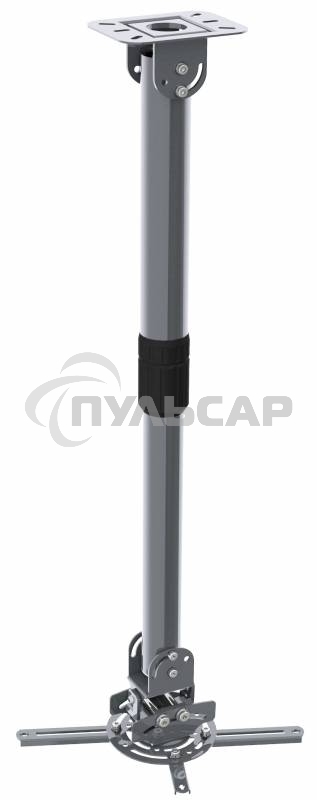 Кронштейн для проектора Cactus CS-VM-PR16L-AL серебристый макс.13.6кг настенный и потолочный поворот и наклон