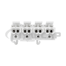 Клемма пружинная соединительная КСП 4-полюсная с монтажными ножками (50 шт./уп.) Rexant