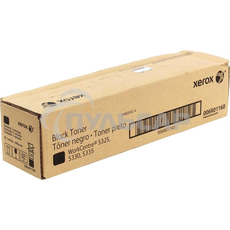 Картридж лазерный Xerox 006R01160 черный для Xerox WC 5325/5330/5335 (30000стр.)