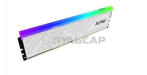 Оперативная память XPG Spectrix D35G RGb, DDR4, 16Gb, 3200MHz, CL16, UDIMM, с радиатором, RGb, белый