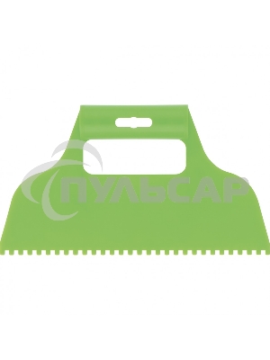 Шпатель для клея Сибртех пластмассовый, зубчатый 4х4 мм 86014