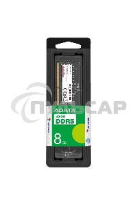 Оперативная память ADATA, DDR5, 8Gb (1x8Gb), 4800MHz, CL40, SO-DIMM