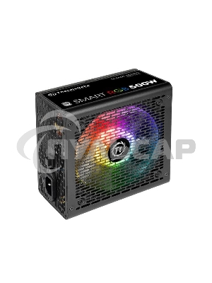 Блок питания Thermaltake Smart RGb (PS-SPR-0500NHSAW), 500Вт, 80 PLUS, 120мм, черный