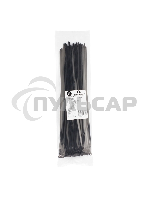 Стяжки NYT-300x3.6B пластиковые 300 мм х 3.6 мм, черные (100 шт.)
