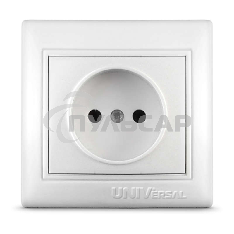 Розетка 1-м СП Севиль 16А IP20 бел. Universal С0022