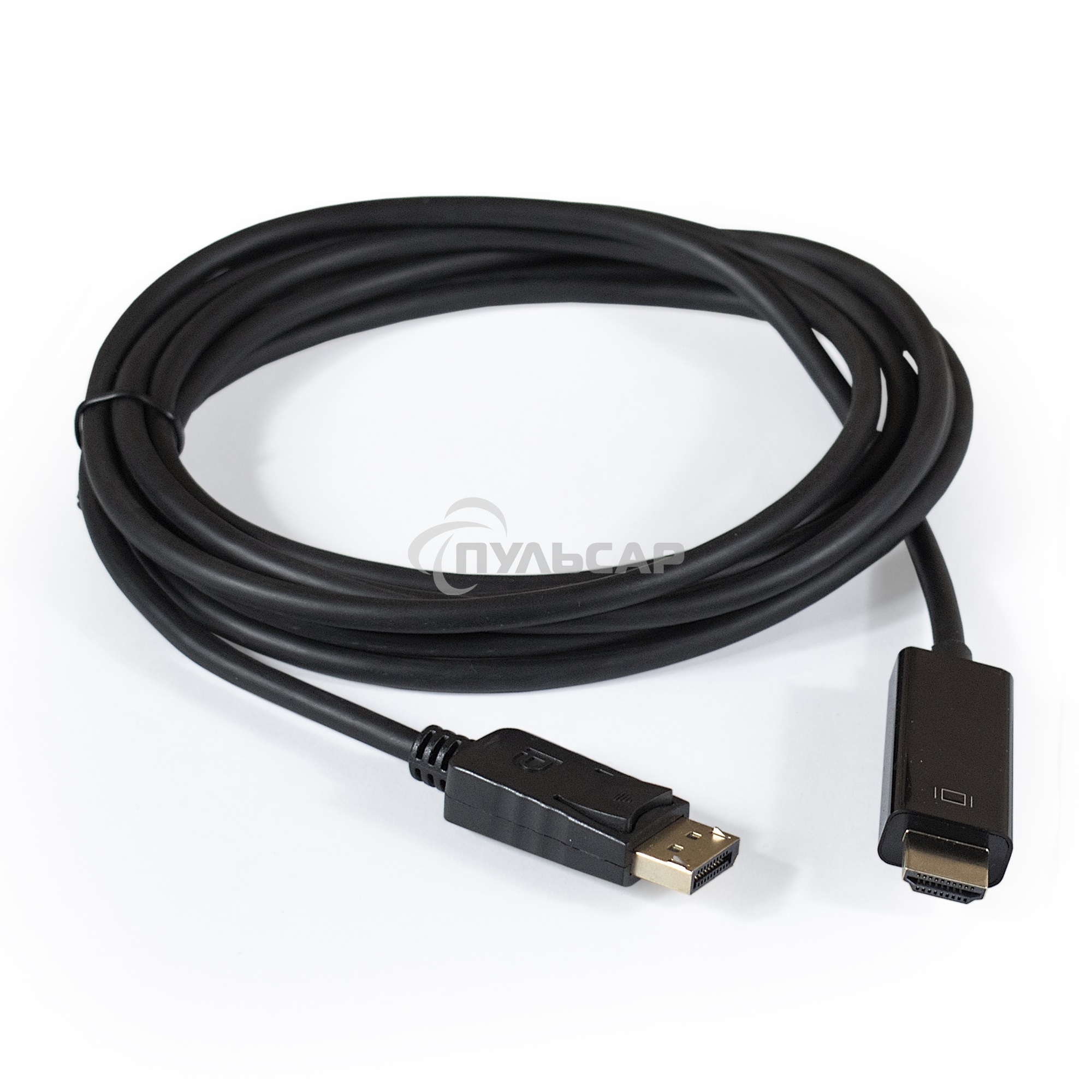 Кабель ExeGate EX284915RUS DisplayPort-HDMI ExeGate EX-CC-DP-HDMI-1.8 (20M/19M, 1,8м, экран)