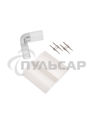 Коннектор L для двухстороннего гибкого неона Neon-night 8х16мм (цена за 1 шт.)