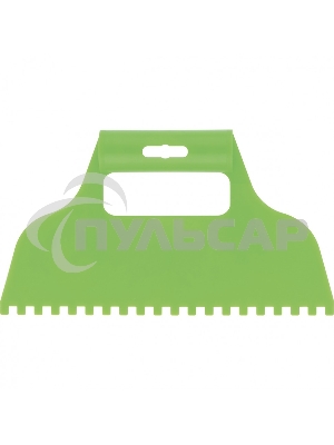 Шпатель для клея Сибртех пластмассовый, зубчатый 6х6 мм 86015