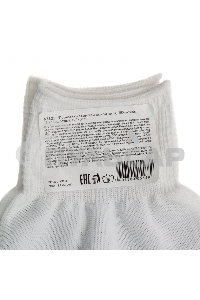 Перчатки из синтетической нити, ПВХ точка, 13 класс, белые, L Россия