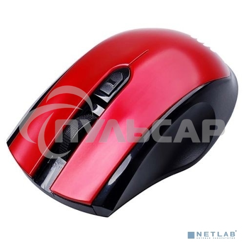 Мышь беспроводная Acer OMR032 черный/красный, 1600 dpi, радиоканал, USB, кнопки - 4