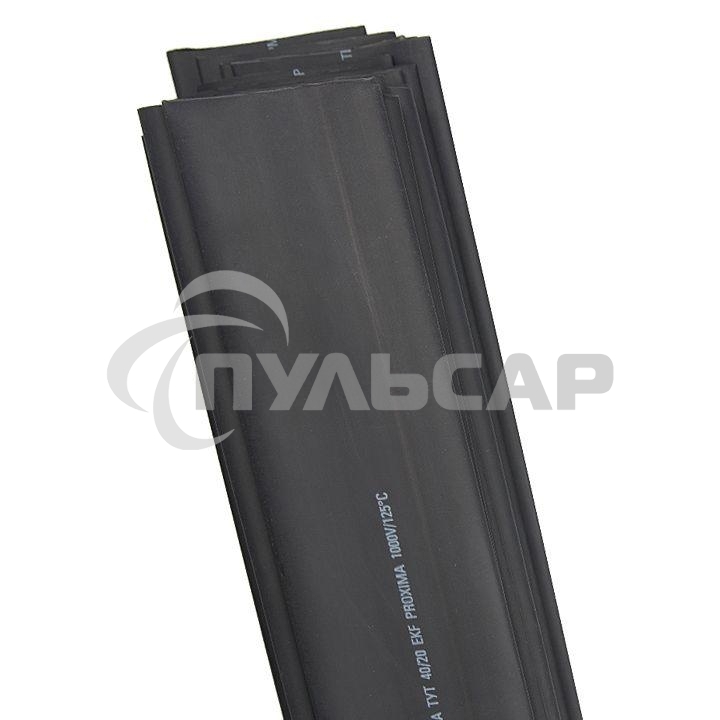 Трубка термоусадочная ТУТ 25/12.5 черный (уп.50шт) PROxima EKF tut-25-b-1m