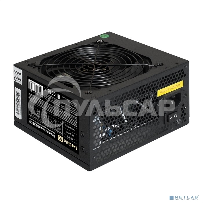 Блок питания ExeGate 800NPXE (EX292177RUS), 800Вт, 120мм, черный