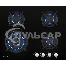 Газовая варочная панель Weissgauff HGG 640 BG Nano Glass Газовая варочная панель Weissgauff HGG 640 BG Nano Glass