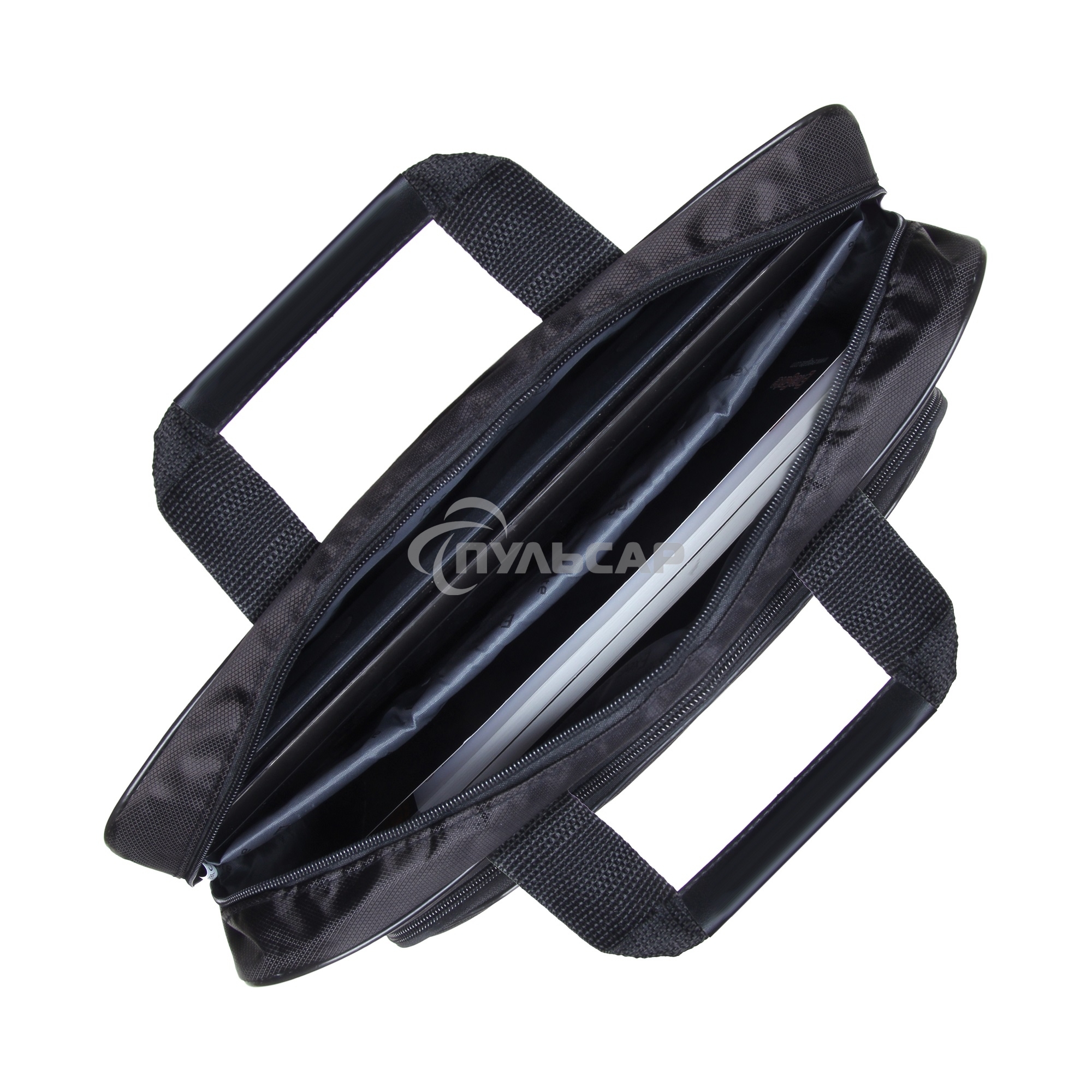 Сумка ExeGate EX264611RUS Office F1596 Black, черная, полиэстер, для ноутбуков до 15.6