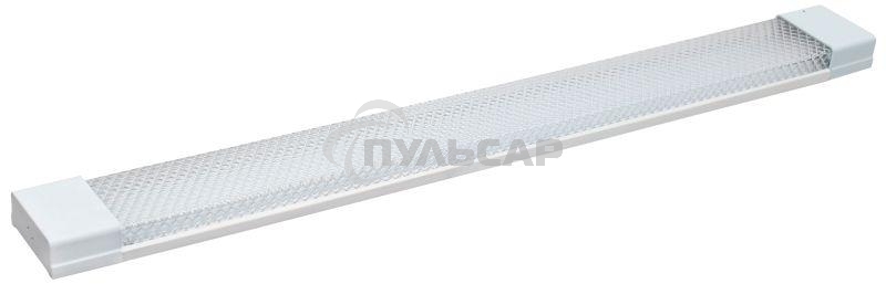 Светильник светодиодный Iek LDBO0-4013-18-6500-K01 ДБО 4013 18Вт 6500К IP20 600мм призма аналог люм.свет. 2х18, 600х62х24 мм, стальной корпус