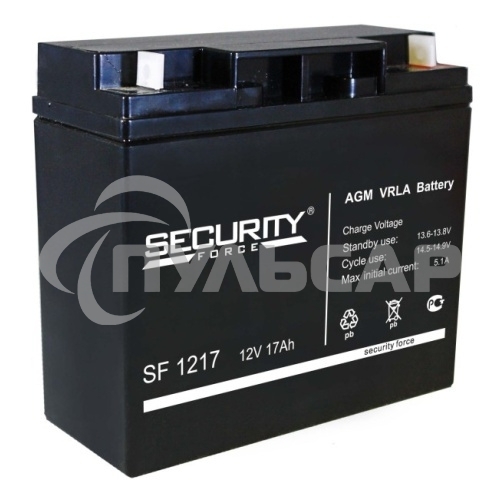 Батарея Delta (Security Force) SF 1217 напряжение 12/17В