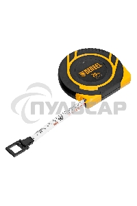 Рулетка геодезическая 20 м х 15 мм, закрытый корпус, фиберглассовая лента Denzel