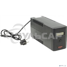 Источник бесперебойного питания ExeGate EP212515RUS Power Smart ULB-600 LCD 600VA, черный, 2 евророзетки, USB