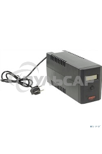 Источник бесперебойного питания ExeGate EP212515RUS Power Smart ULB-600 LCD 600VA, черный, 2 евророзетки, USB