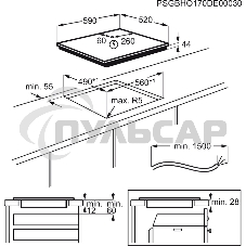 Индукционная варочная панель Electrolux LIV63431BW независимая, белый