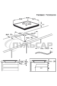 Индукционная варочная панель Electrolux LIV63431BW независимая, белый