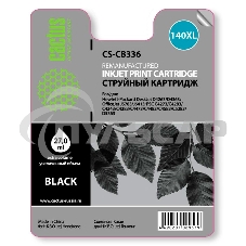Картридж струйный Cactus CS-CB336 №140XL черный (29 мл.) для HP DJ D4263/D4363/DJ J5783/J6413/PSC C4273/C4283/C4343/C4383/C4473/C4483/C4583/C5283/D5363