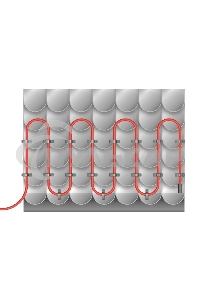 Греющий саморегулирующийся кабель на трубу Extra Line 25MSR-PB 2M (2м/50Вт) Rexant