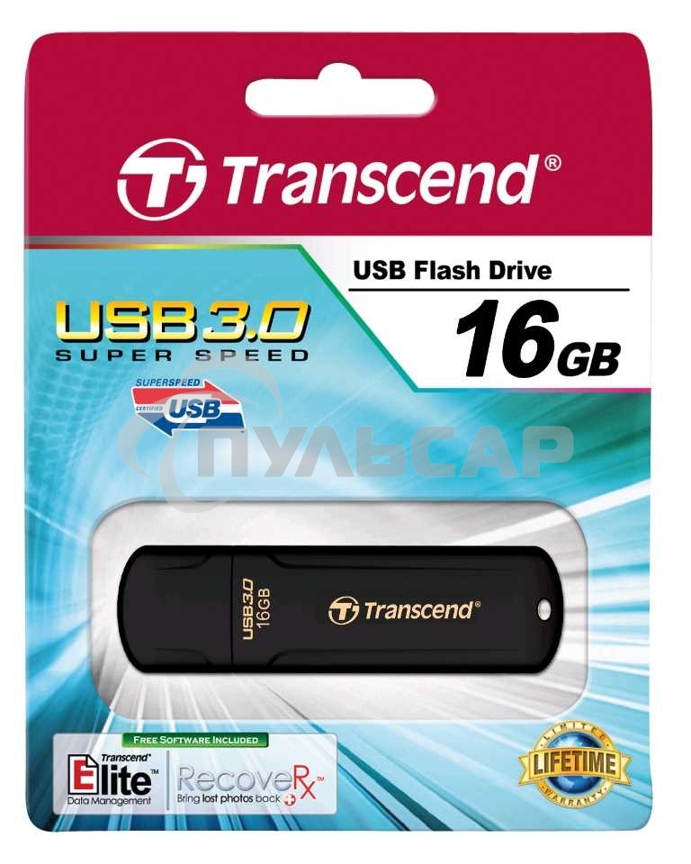 Флешка USB Transcend 16 Gb Jetflash 700 TS16GJF700 USB 3.0 черный