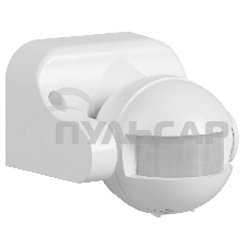 Детектор движения ДД 009 1100Вт угол. обз. 180град. IP44 бел. ИЭК LDD10-009-1100-001