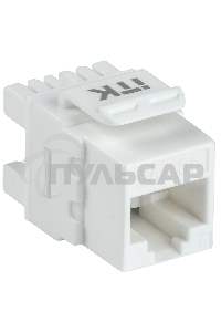 Модуль Keystone Jack кат. 5E UTP 110 IDC 180 град. CS1-1C5EU-12 ITK
