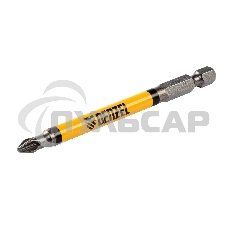 Набор бит PZ2х90, сталь S2, круглый профиль, 10шт. Denzel