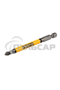 Набор бит PZ2х90, сталь S2, круглый профиль, 10шт. Denzel