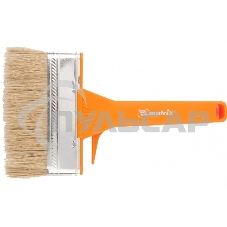 Кисть плоская Matrix для фасадных работ, 120х35 мм, натуральная щетина, пластиковая рукоятка 83395