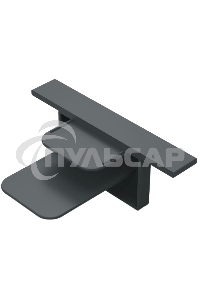 Заглушка для встраиваемого трекового шинопровода Gauss черный