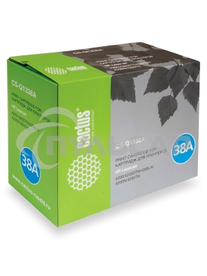 Тонер Картридж Cactus CS-Q1338A черный для HP 4200/4200DTN/4200LN/4200N/4200TN (13000стр.)