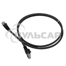 Патч-корд LANMASTER LSZH UTP кат.5e, 5.0 м, черный