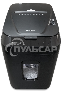 Шредер ГЕЛЕОС АП40-4, DIN P-4 (4 ур-нь секр.), фрагмент 3,9х12мм, АВТОПОДАЧА 170 лист (70г/м2), пл.карты/скрепки/скобы, 37 литров