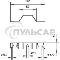 Соединитель-перемычка(опора) 288/DIN OBO 5320712