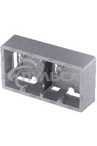 Коробка накладного монтажа Inspiria 2 поста алюминий