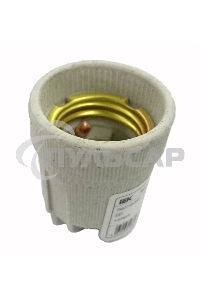 Патрон подвесной керамический, Е27, индивидуальный пакет, IEK Iek EPC10-04-02-K01 Пкр27-04-К43