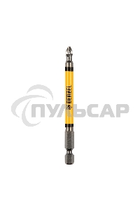 Набор бит PZ2х90, сталь S2, круглый профиль, 10шт. Denzel