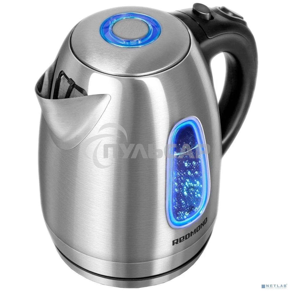 Чайник электрический Redmond RK-M183 1.7л. 2200Вт серебристый (корпус: металл)
