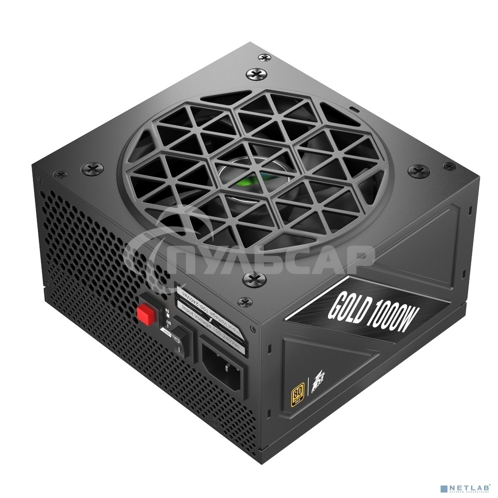 Блок питания 1STPLAYER NGDP Gold 750W, 750Вт, 80 PLUS Gold, 120мм, модульный, черный