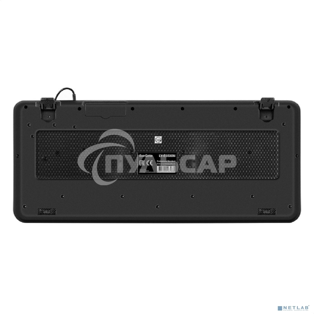 Клавиатура проводная ExeGate Professional Standard LY-E5500M, USB, черный