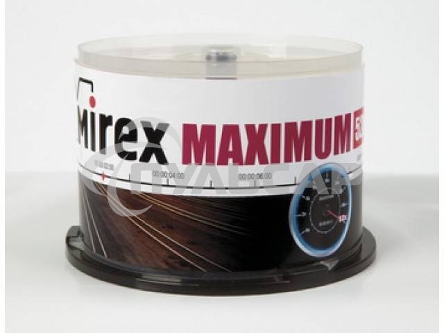 Диск CD-R Mirex 700 Mb, 52х, Maximum, Cake Box (50), (50/300)