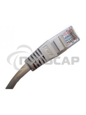 Патч-корд Lanmaster UTP TWT-45-45-0.5/6-GY вилка RJ-45-вилка RJ-45 кат.6 0.5м серый ПВХ