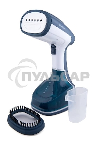 Отпариватель Kitfort КТ-916-1 / Мощность: 900-1100 Вт.Объем резервуара для воды: 220 мл.голубой